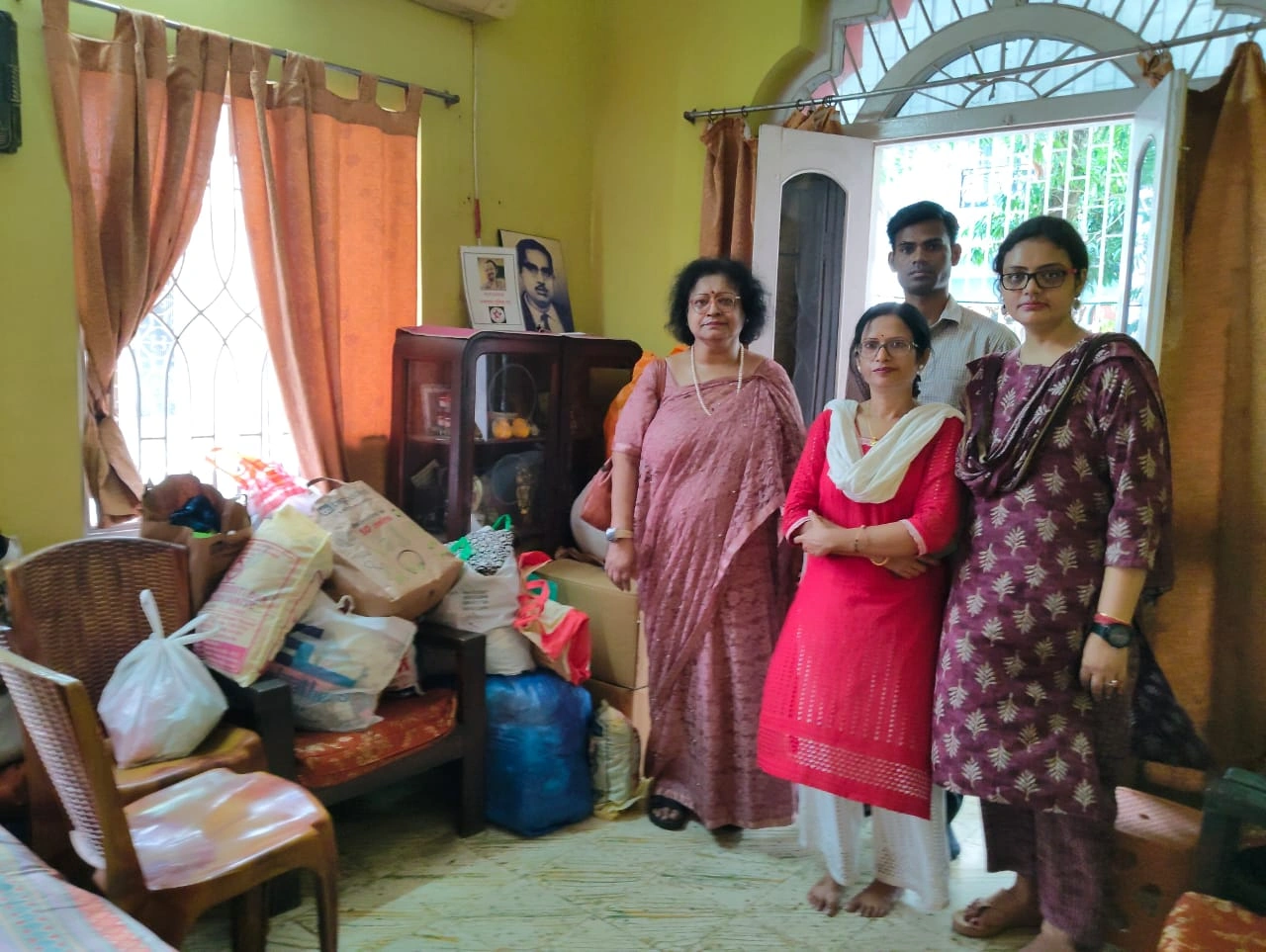 Students engaged in service to society activities